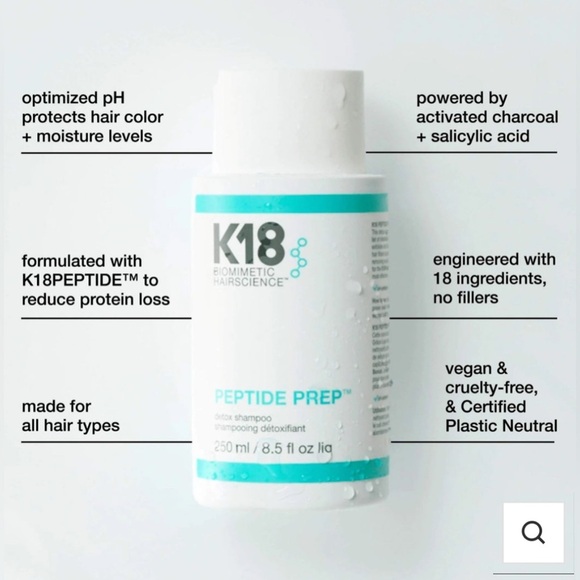 K18 Peptide Prep Detox Shampoo 8.5oz - Picture 6 of 9